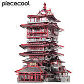 3D Metall-Puzzle - Yuewang Turm